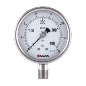 Mass Glycerin Filled Pressure Gauge